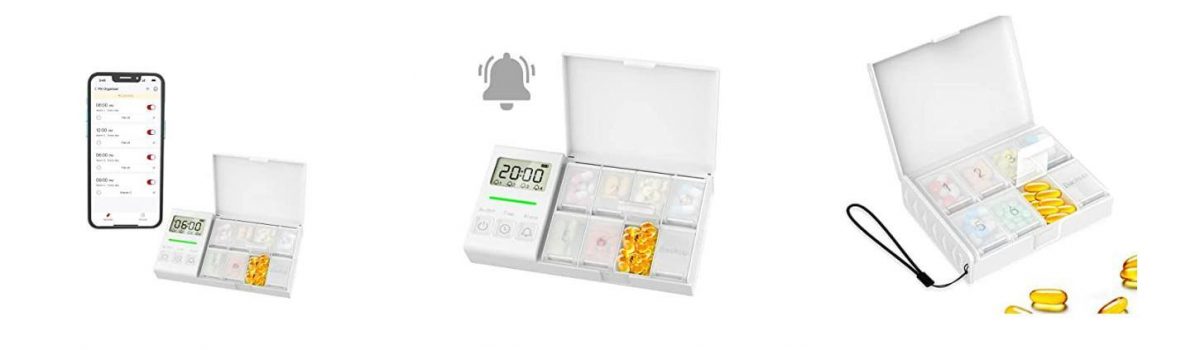 Pill Organizer with Alarm or APP