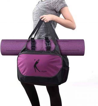 Gym Bag with Yoga Mat Holder