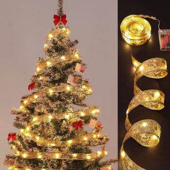 Christmas Ribbon Lights 40 Led -13.5ft