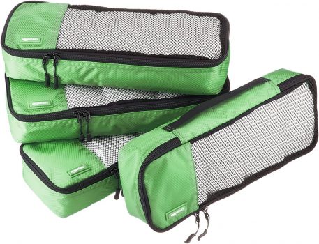 Amazon Basics Packing Cubes with Mesh Top Panel