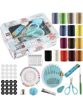 Portable Sewing Kit for Adults Basic Travel Emergency Beginner Kids Hand DIY