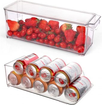 Refrigerator Food Organizer Bins