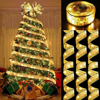 Crazypig Christmas LED Ribbon Lights