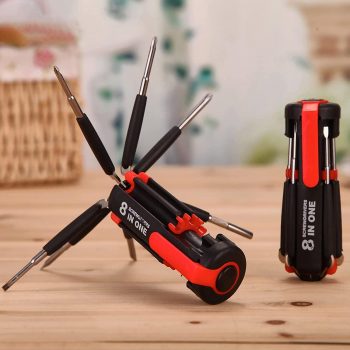 ZZWXWA 8-in-1 Portable Screwdriver Led Two Lights