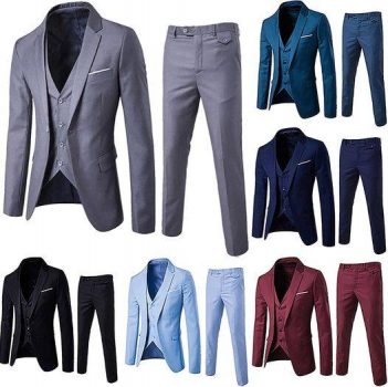 Men’s 3 Piece Slim Fit Suit