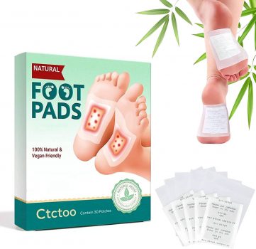 30 PCS Foot Pads | All Natural Foot Patches for Stress Relief