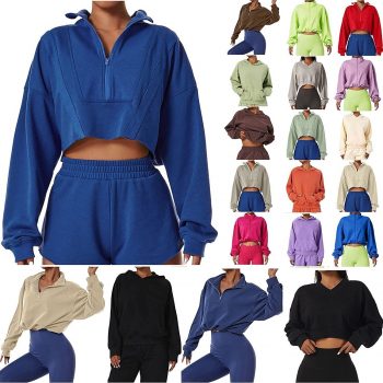 Wuztai Crop Hoodies for Women