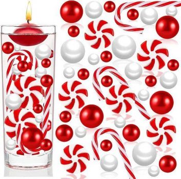 Christmas Vase Filler Floating Pearls for Vases