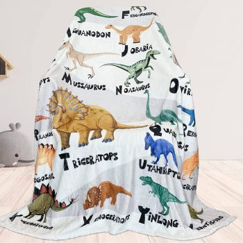 Dinosaur blanket for kids