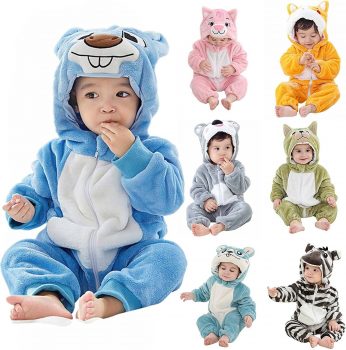 Cute Baby Girls’ Fleece Sleep and Play Toddler