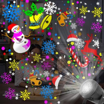 GBSELL Christmas Projector Lights Outdoor