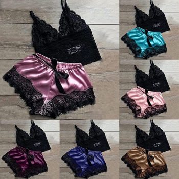 Wuztai Pajamas Satin Set