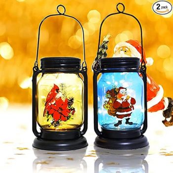 Christmas Solar Lantern Outdoor￼
