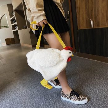 Chicken plush bag￼