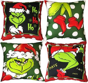 Christmas Pillow Covers Christmas Throw Pillows Covers 18×18 Set of 4￼