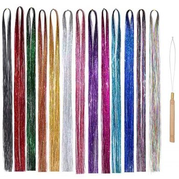  47 Inches Tinsel Kit with Tools 13 Colors￼