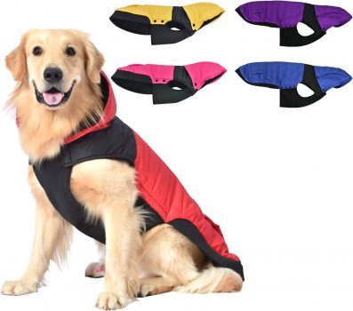 Padded Vest Dog Winter Coats ￼