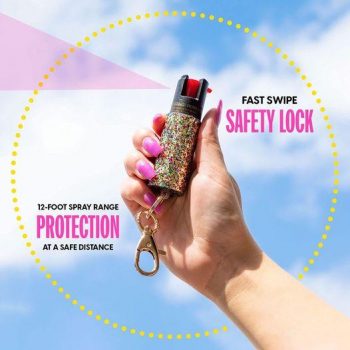 Maximum Strength Pepper Spray Self Defense Keychain