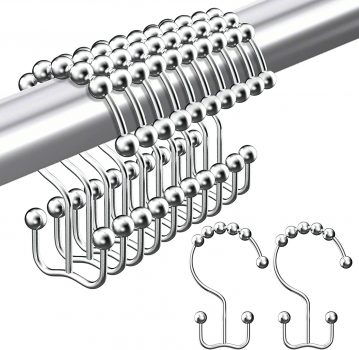 Set of 12 Double Sided Shower Hooks￼