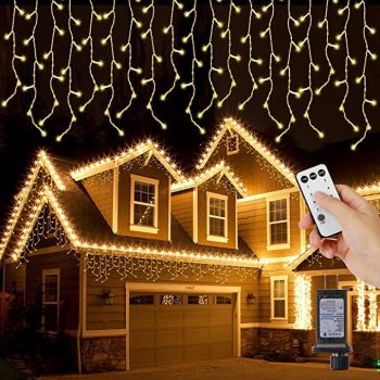 Christmas Icicle Lights 33ft