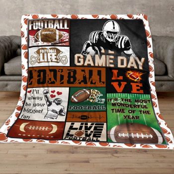 Football Throw Blanket￼