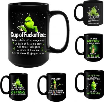 Funny Grinch Coffee Mug￼