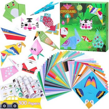 Origami Paper Crafts – 300 Vivid Origami Papers 100 Origami Objects