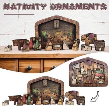 Leadmall Wooden Jesus Puzzles