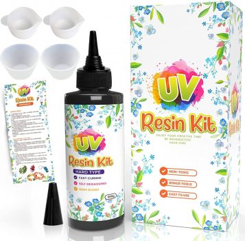  Clear Epoxy UV Resin Kit￼