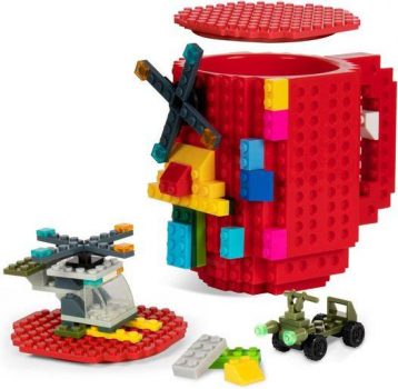  Build-on Legos Coffee Mug ￼