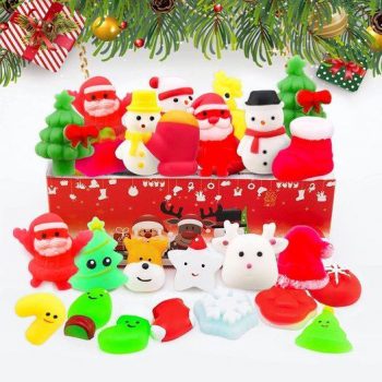  24pcs Christmas Mochi Squishy Toys for Kids ￼