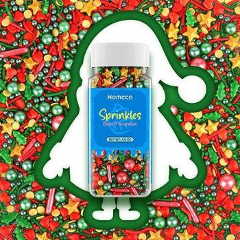 Christmas Sprinkles for Cake Decorating