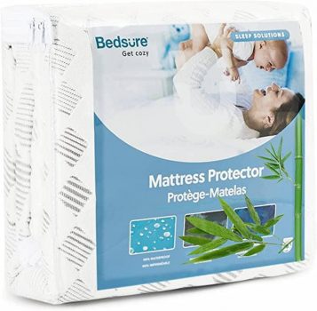  Bedsure 2-in-1 Waterproof Mattress Protector ￼