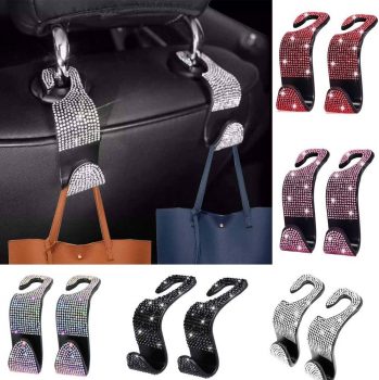 Diamond inlaid car hook￼