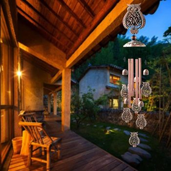 EDTO Vintage Metal Wind Chime Pendant Wind