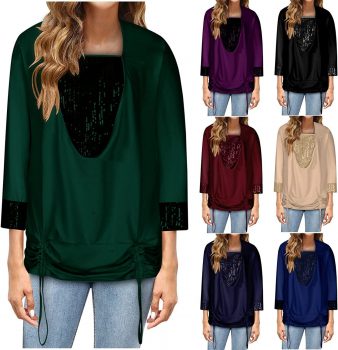 MIANHT Women  Oversized Long Sleeve