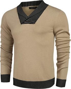  Men’s Knitted Dress Sweater ￼