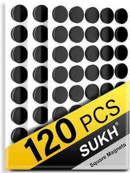  120PCS Round Magnets Magnetic Tape Strip