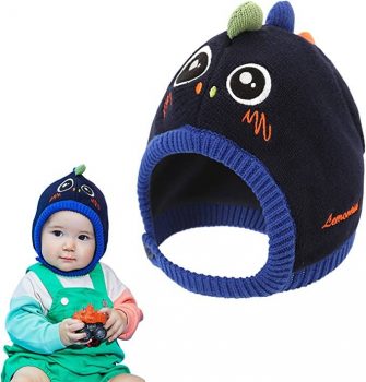  Toddler Winter Hat Baby Knitted Cartoon Beanie Hat￼