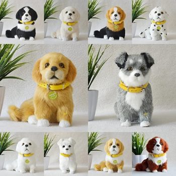 Dogs Plush Pet Model Animal Toys
