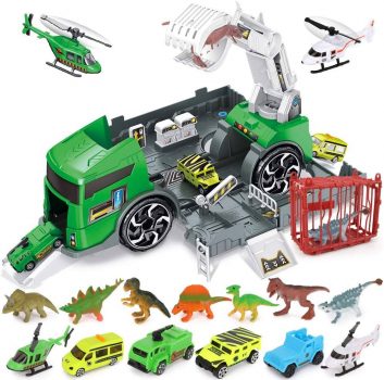 Dinosaur Transport Truck Car Toy for Kids￼