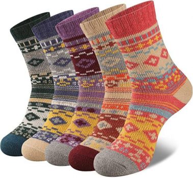Women Wool Socks-5 Pairs￼