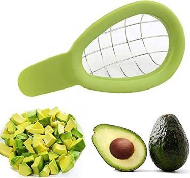 Avocado egg mango salad Stainless Steel Chunks Slicer Cuber and Dicer Chopper￼