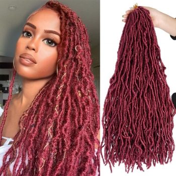  New Faux Locs Crochet Hair 46 Inch ,2 Packs￼