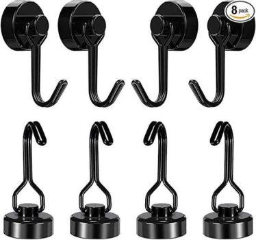 4-8 Pack Heavy Duty Magnetic Hooks￼