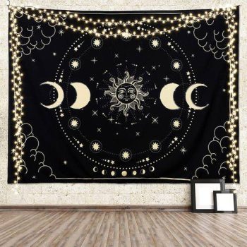 Sparkling Wall Tapestry with Rhinestones￼
