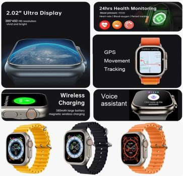  Smart Watch for Men Women