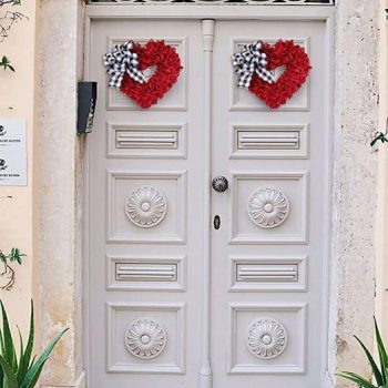 Valentine’s Day Wreath Heart