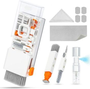 10-in-1 Electronic Earbud Camera Lens Cleaning Brush Pen Tool￼