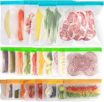26 pack Reusable Food Storage Bags￼